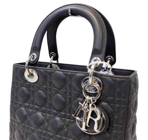 dior quilted bag|lady dior cannage tote bag.